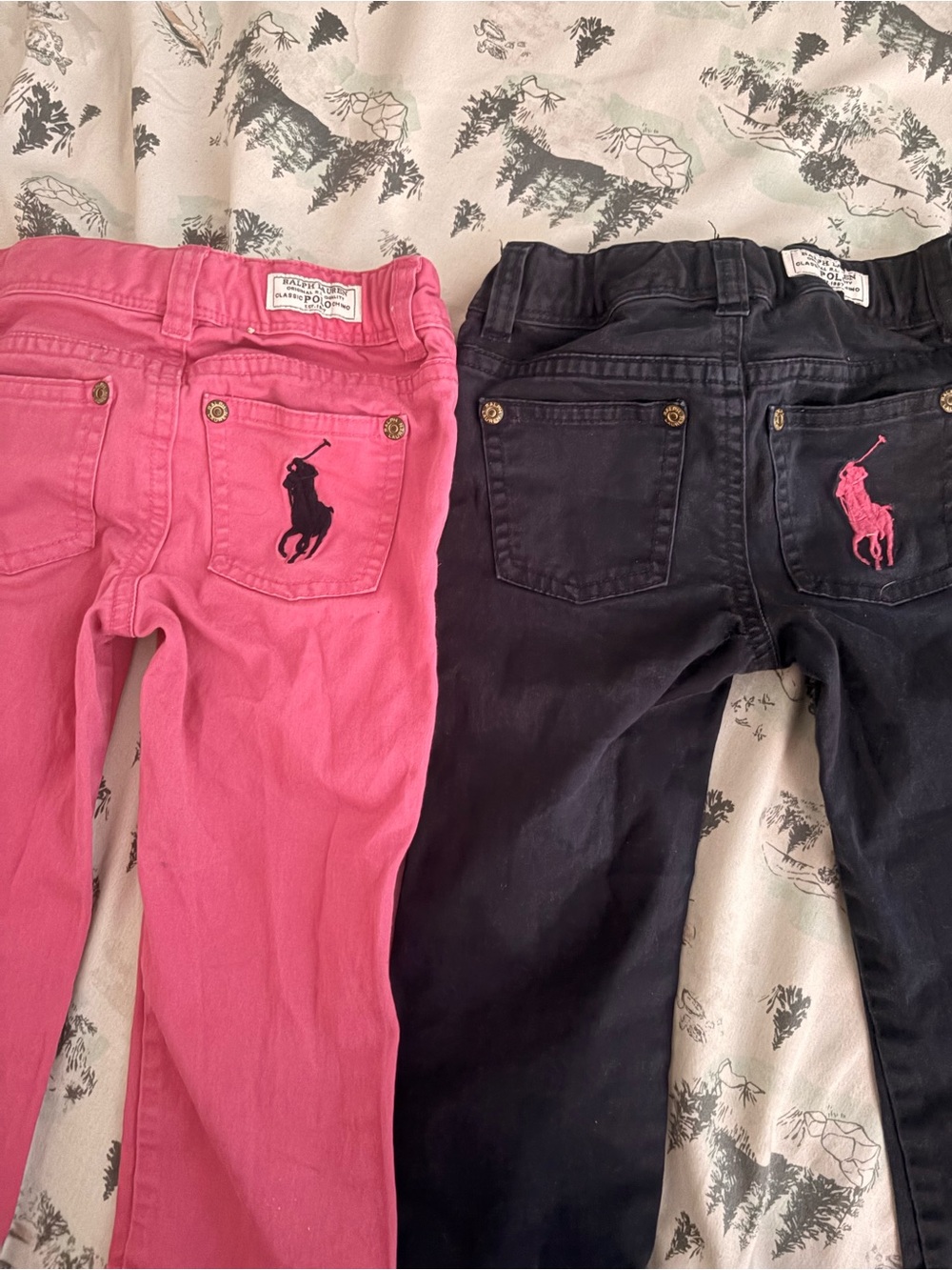 Polo by Ralph Lauren Kids Jeans - Pink & Black